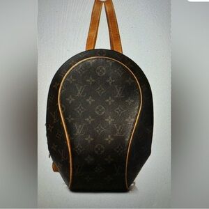 Louis Vuitton Monogram Black and Brown Backpack